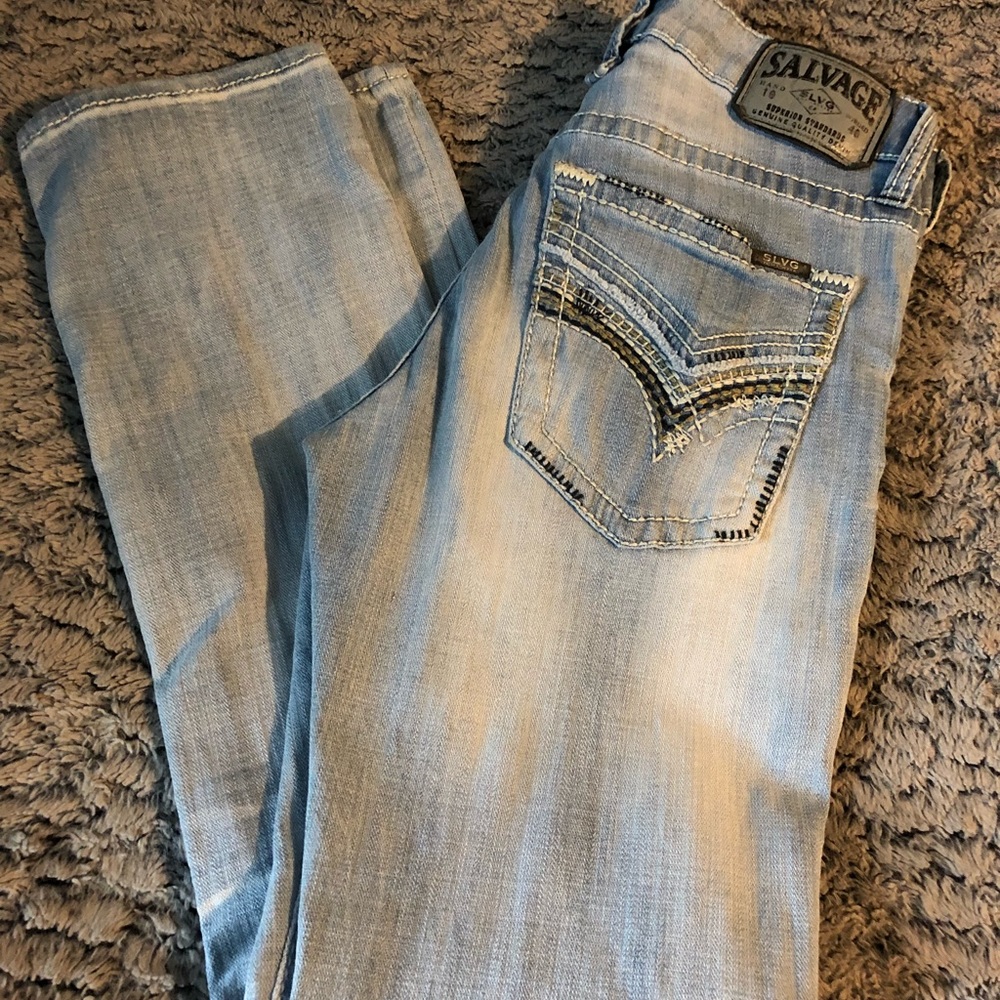 Men’s salvage jeans good quality slim straight30r